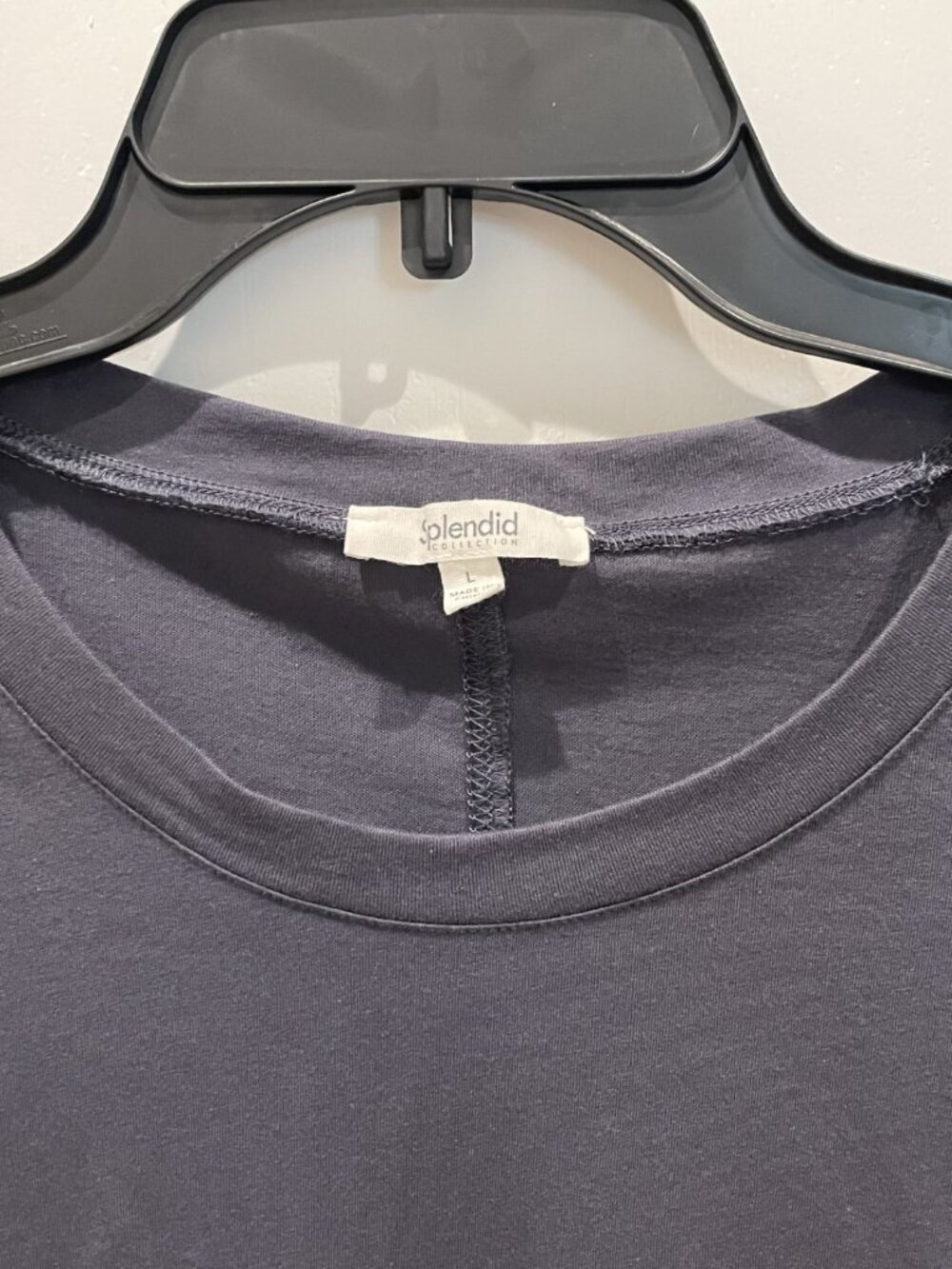Splendid classic blue crew neck tee - Size Large - Cotton Blend - Picture 2 of 3
